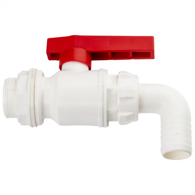 Кран пластиковый 21Е Ø 1 1/4" 