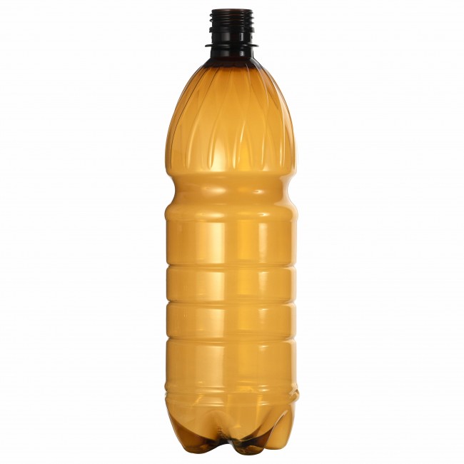 ПЭТ бутылка коричневая 1,0 л