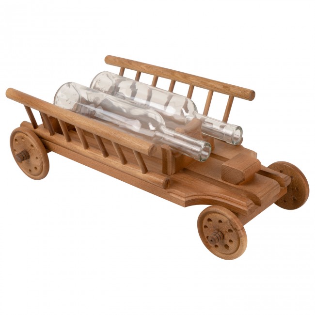 Телега-подставка под 2 бутылки