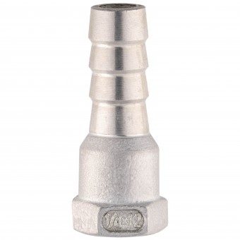 Штуцер ёлочка ВР 1/4" AISI 12 мм