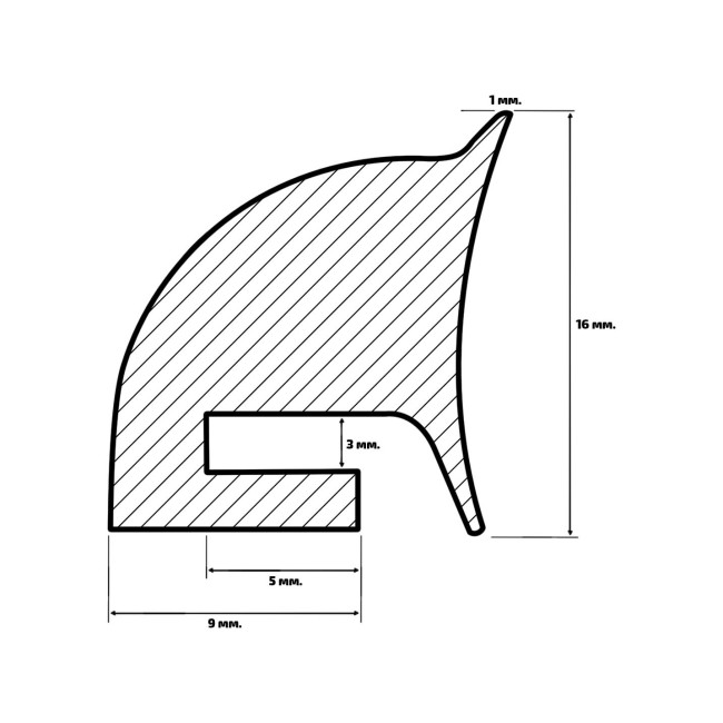 Силиконовая прокладка на люк d-300 мм