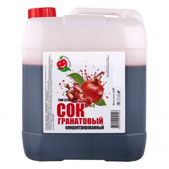 Сок гранатовый концентрированный 5 кг.