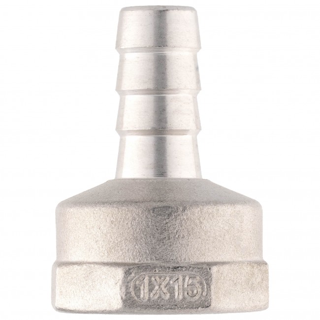 Штуцер ёлочка ВР 1" AISI 15 мм Штуцер ёлочка ВР 1" AISI 15 мм