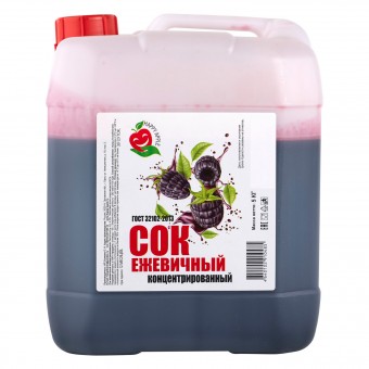 Сок ежевичный концентрированный 5 кг.