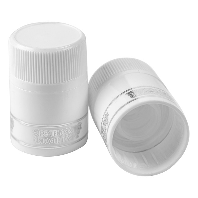 Колпачок полимерный 47 мм белый с дозатором Колпачок полимерный 47 мм белый с дозатором