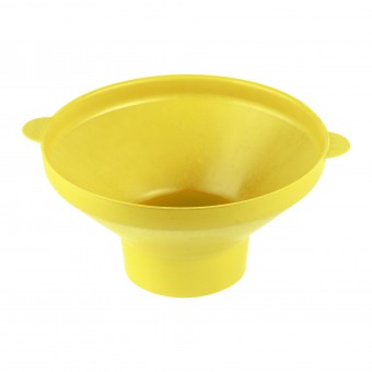 Воронка пластмассовая d-140 мм, h-75 мм. с носиком d-60 мм Воронка пластмассовая d-140 мм, h-75 мм. с носиком d-60 мм