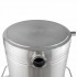 Куб 25 л с зиговкой, отвод ВР 1/2, штуцер Clamp 2,0", тройное дно 32*32 с купол.крышкой 