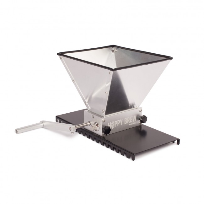 Мельница для солода двухвальцовая Hoppy Brew на подставке Мельница для солода двухвальцовая Hoppy Brew на подставке