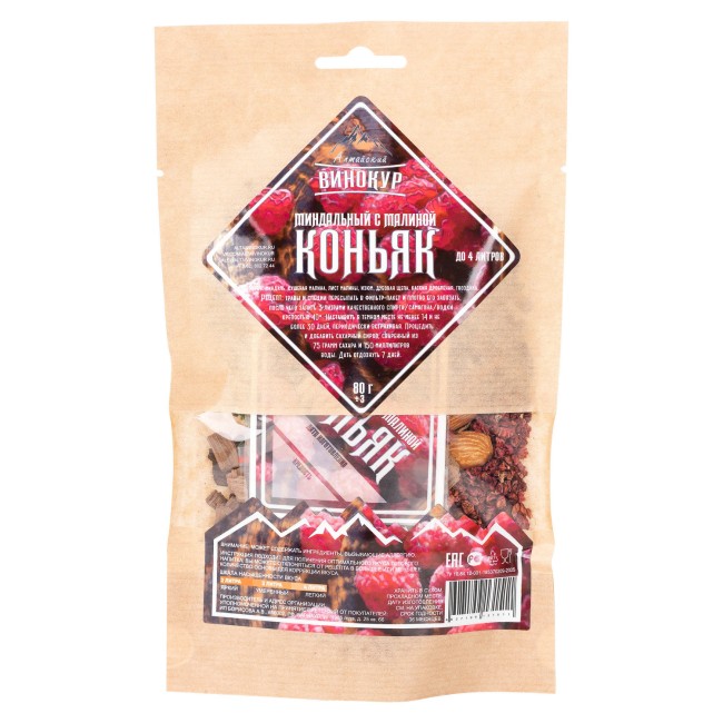 Набор для приготовления настойки "Коньяк Малиново-Миндальный" Набор для приготовления настойки "Коньяк Малиново-Миндальный"