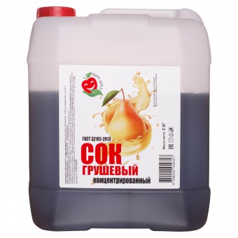 Сок грушевый концентрированный 5 кг.