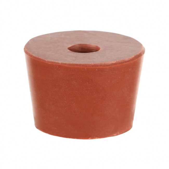 Пробка силиконовая 30/36 h-24 с каналом