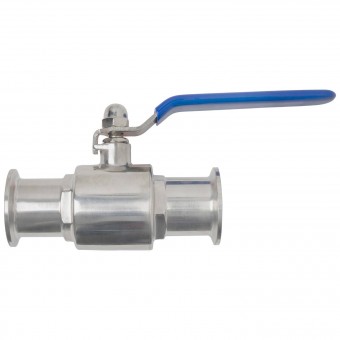 Кран шаровый CLAMP 1,5" AISI  Кран шаровый CLAMP 1,5" AISI