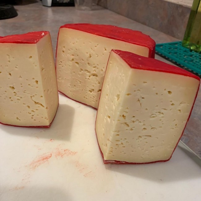 Воск для сыра красный 500 гр.