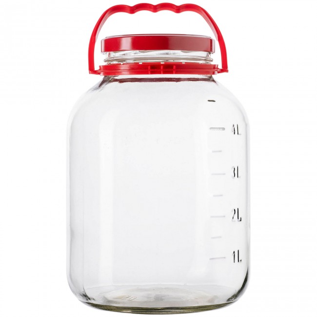 Банка 5 л. с делениями и ручкой