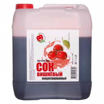 Сок вишневый концентрированный 5 кг.