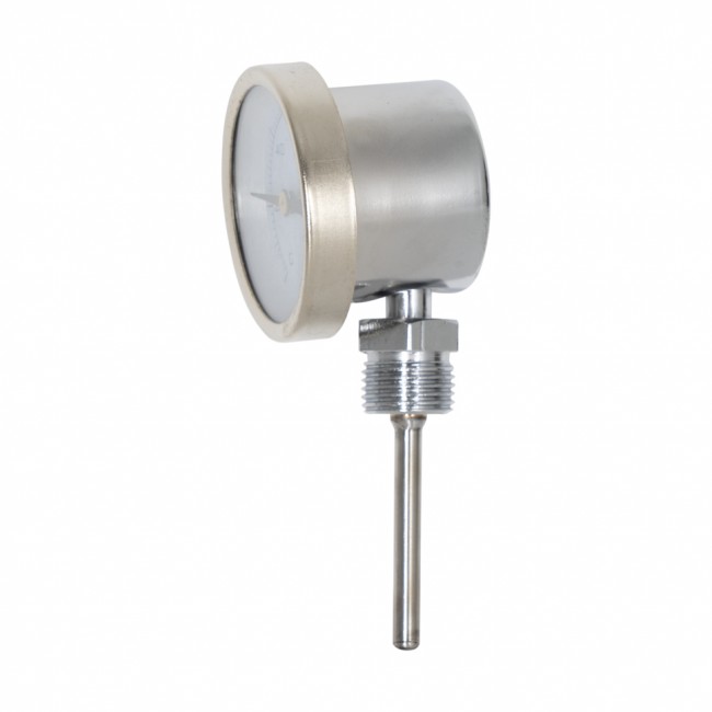 Термометр биметаллический радиальный 0+120 °С (металл)