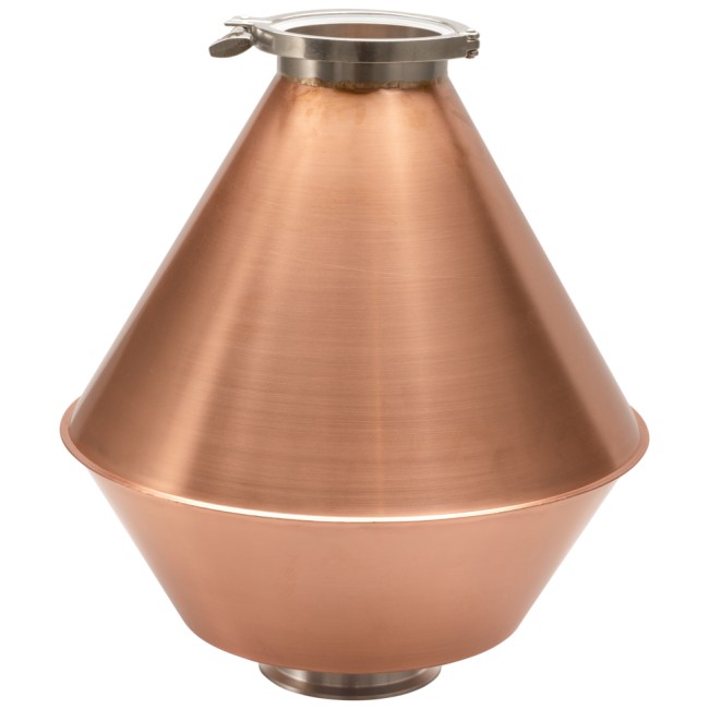 Луковица "Аламбик 21" большая, медь с соединением CLAMP 3.0" Луковица "Аламбик 21" большая, медь с соединением CLAMP 3.0"