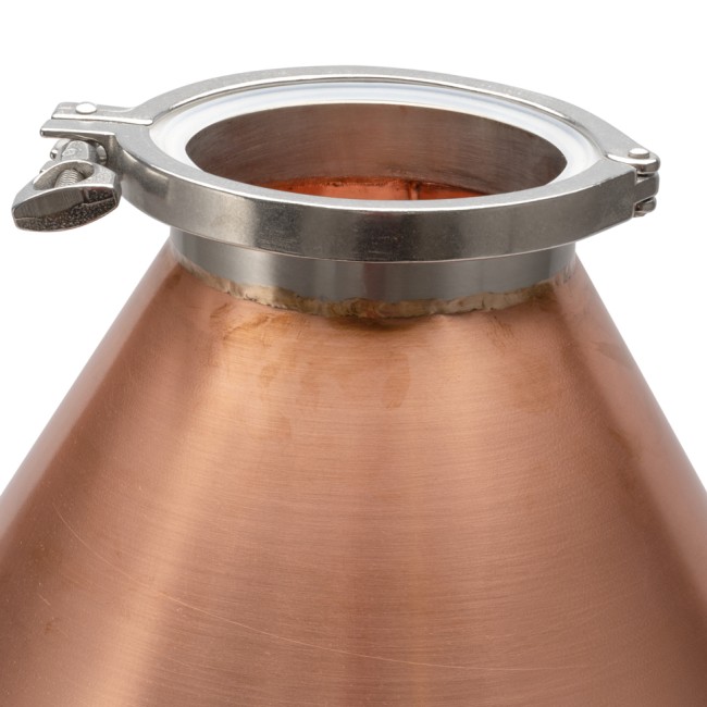 Луковица "Аламбик 21" большая, медь с соединением CLAMP 3.0" Луковица "Аламбик 21" большая, медь с соединением CLAMP 3.0"