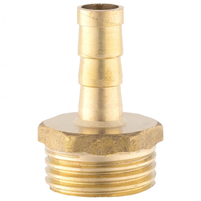 Штуцер ёлочка НР 1/2" латунь 8 мм. 