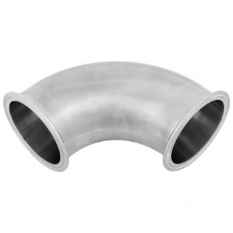 Отвод 90° CLAMP 3,0" DN 76 AISI  Отвод 90° CLAMP 3,0" DN 76 AISI