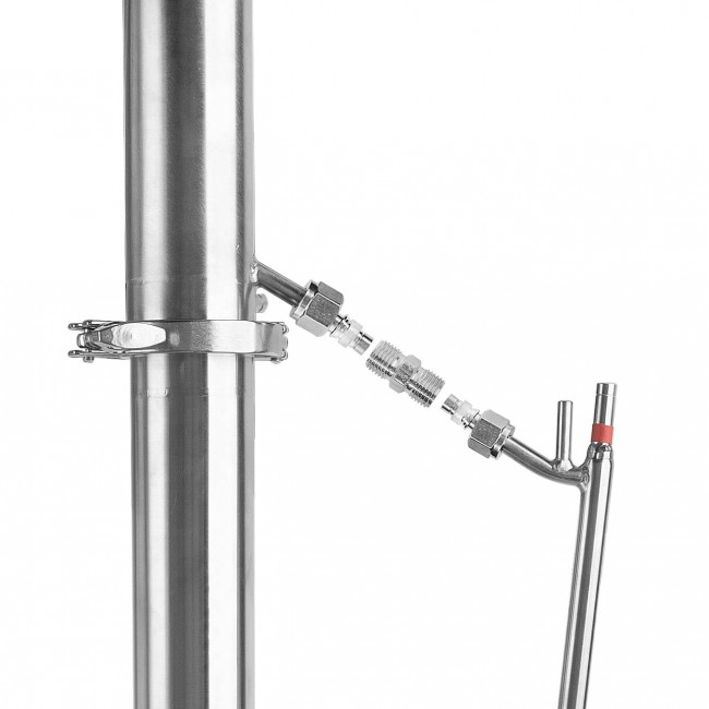 Штуцер прямой под фиксацию гайкой