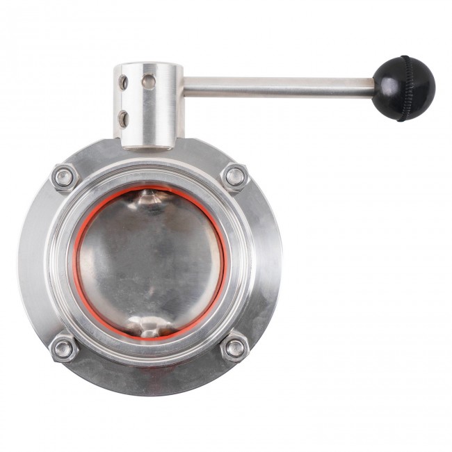 Кран дисковый бабочка CLAMP 3,0" AISI Кран дисковый бабочка CLAMP 3,0" AISI