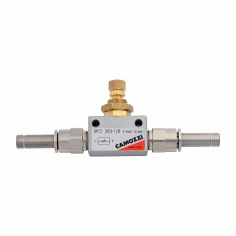 Узел регулировки отбора с помощью игольчатого клапана Узел регулировки отбора с помощью игольчатого клапана