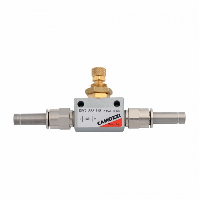 Узел регулировки отбора с помощью игольчатого клапана Узел регулировки отбора с помощью игольчатого клапана