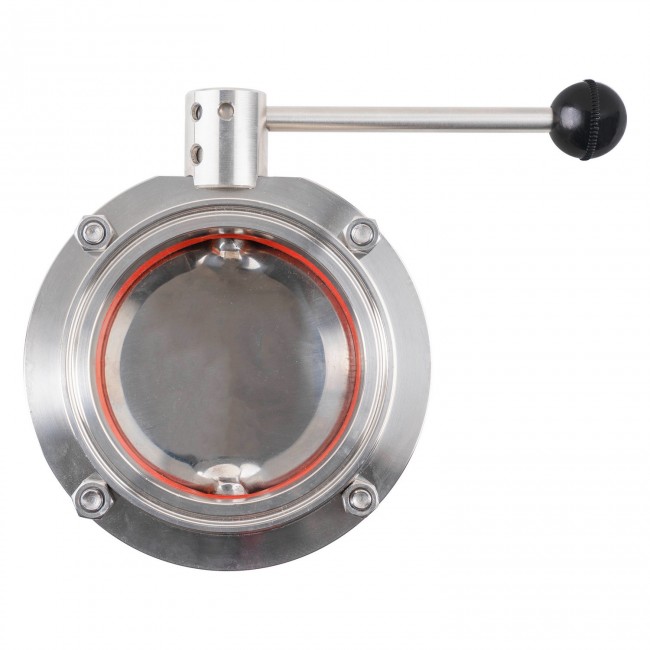 Кран дисковый бабочка CLAMP 4,0" AISI Кран дисковый бабочка CLAMP 4,0" AISI