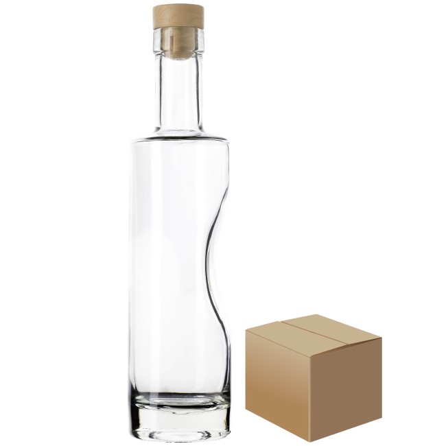 Бутылка "Deboss" 0,5 л. с пробкой полимерной Т-образной коробка Бутылка "Deboss" 0,5 л. с пробкой полимерной Т-образной коробка
